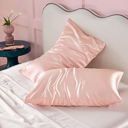 Miniatura 3 de Bedsure - Juego de 2 fundas de almohada de satén