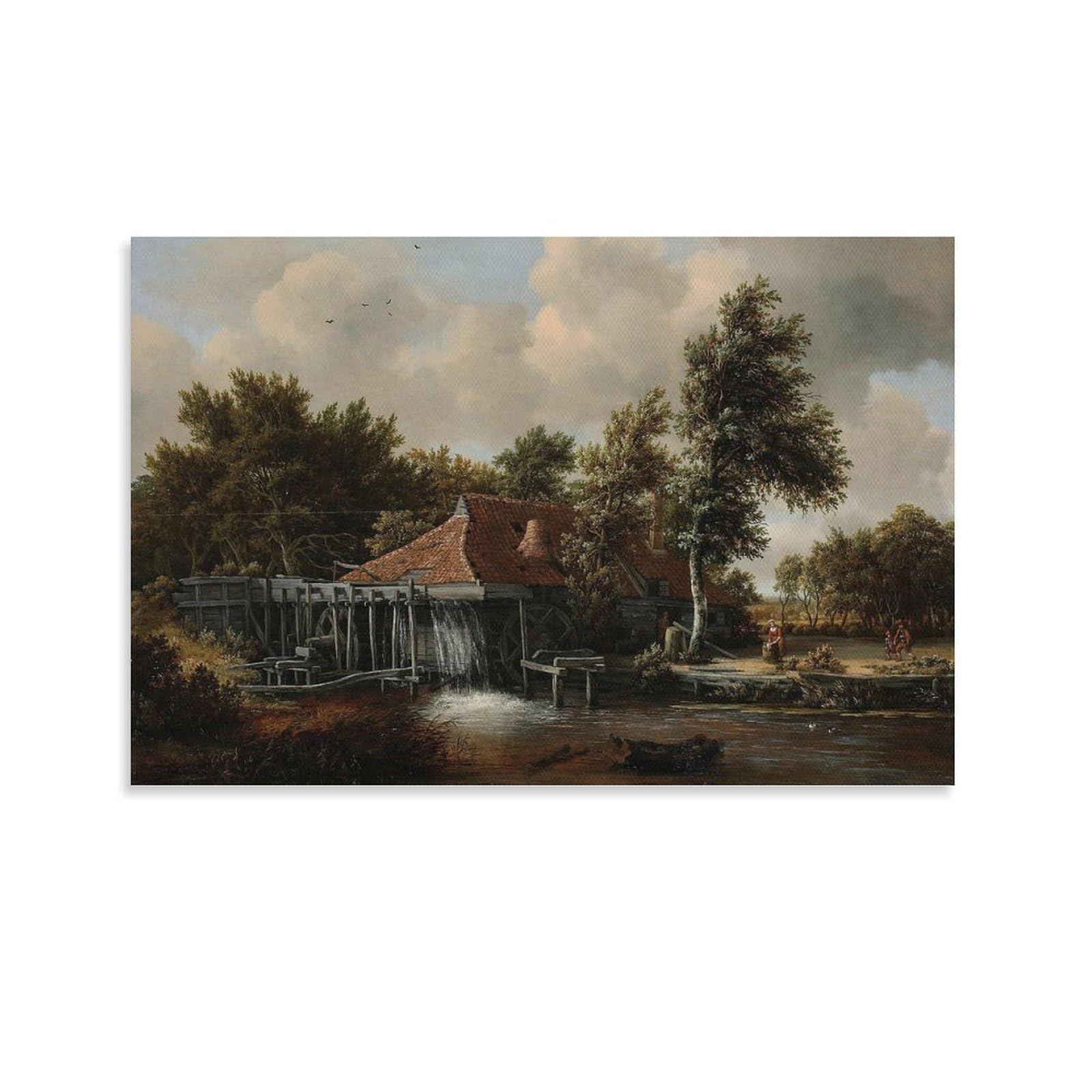 Amazon.co.jp: Meindert Hobbemaメインデルト・ホッベマ絵画作品《もう 