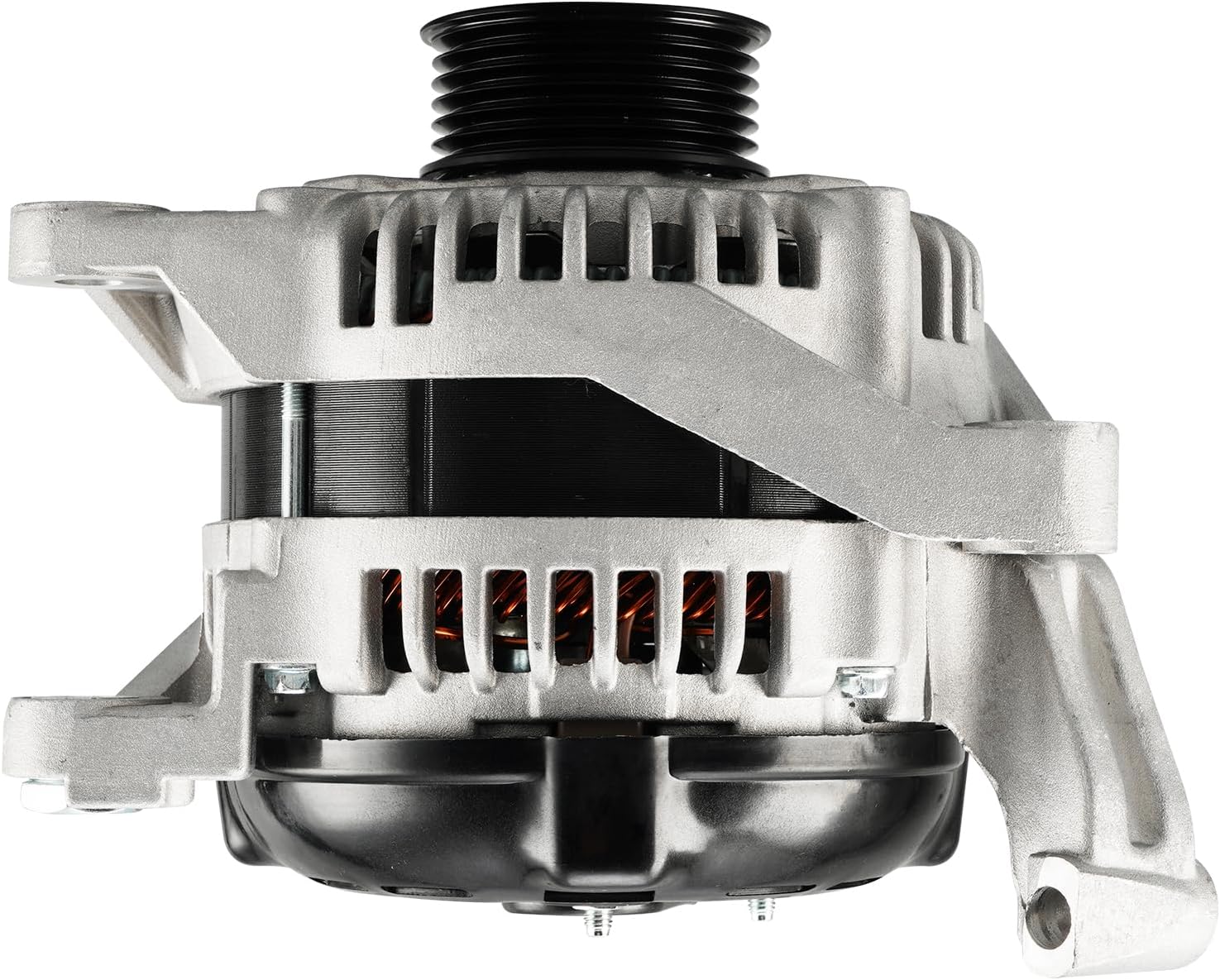 KAX Alternator Fit for Ram 1500 02-03 4.7L/03 06 3.7L, Durango 01-06 4.7L/05-06 3.7L, Liberty 02 3.7L, Grand Cherokee 2002 4.7L for 13912N 12V 136Amp CW S6 6-Groove Pulley