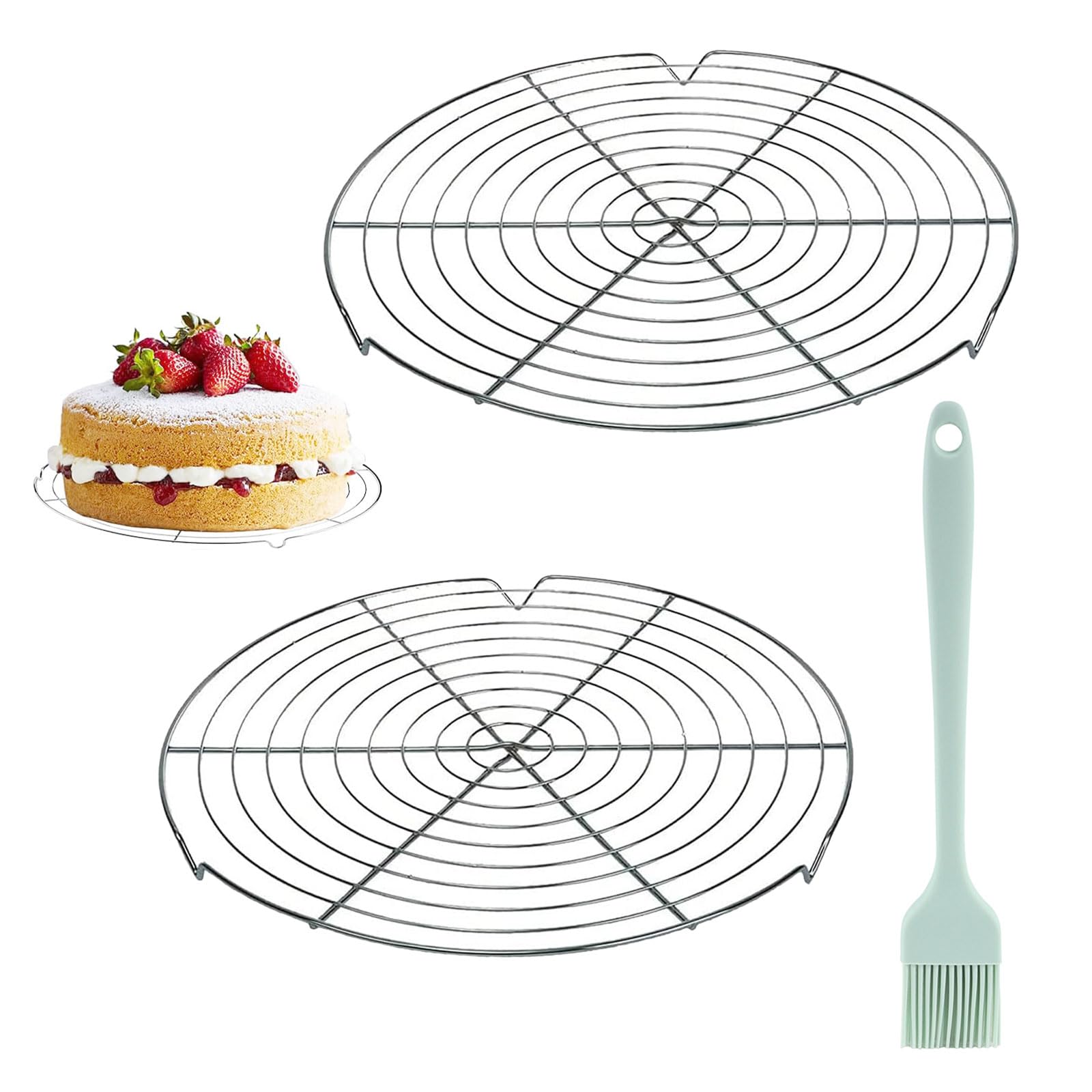 lot de 2 grilles de refroidissement