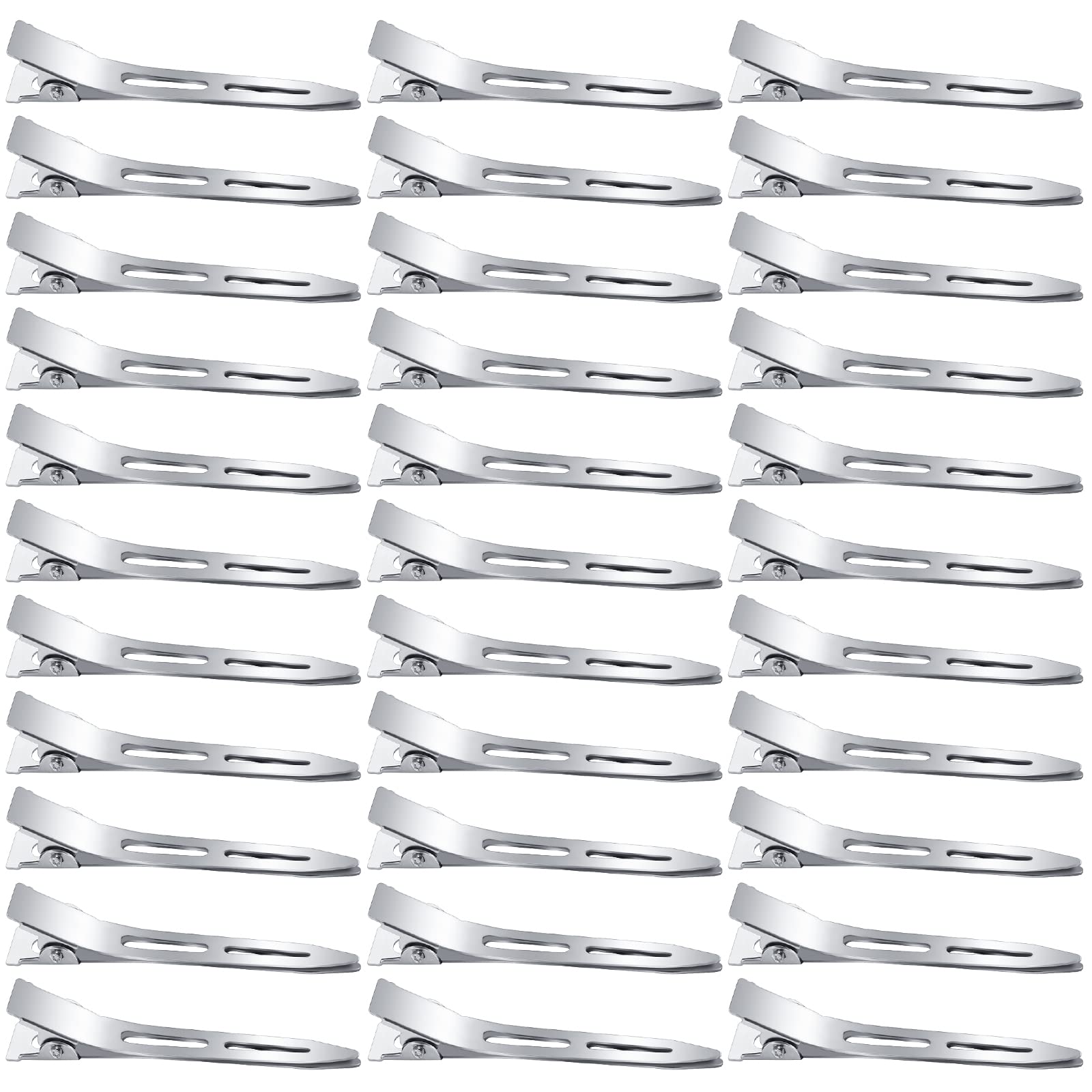 60 Stück EnteBill Haarspangen, Haarclips Locken Fixieren 2.2 Zoll Alligator Clips Keine Spur Haarklammer Haarclips zum Stylen Haarklammern Friseurbedarf für Damen Mädchen Haarstyling