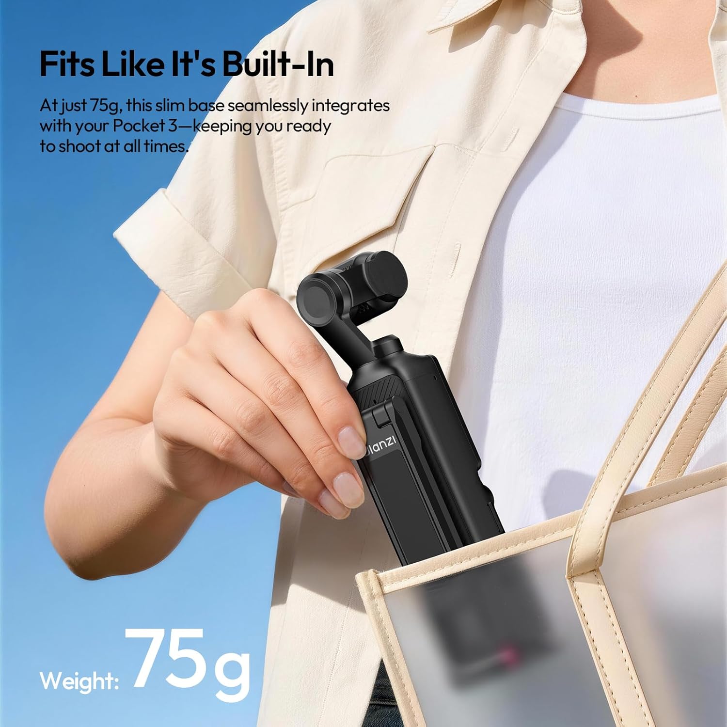 ULANZI MA66 Camera Tripod Compatible with DJI OSMO Pocket 3/Pocket 4,Quick Release Camera Stand with 1/4 Mount,Uka & Arca-Swiss Magnetic Foldable Selfie Stick,Mantis Hook Stand for Desktop Video Live