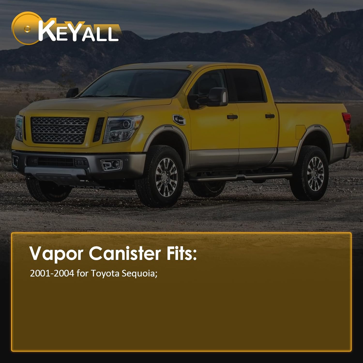 Vapor Canister Replace OE 777400C011,77740-0C011 Compatible With 2001-2004 for Toyota Sequoia - evap canister