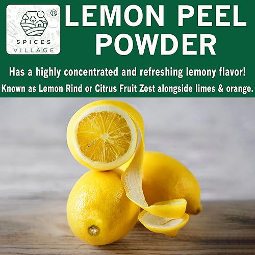 Miniatura 5 de SPICES VILLAGE Polvo de cáscara de limón natural para hornear, 4 onzas, cocinar y té de hierbas, certificado Kosher, sin gluten, sin OMG, vegano,