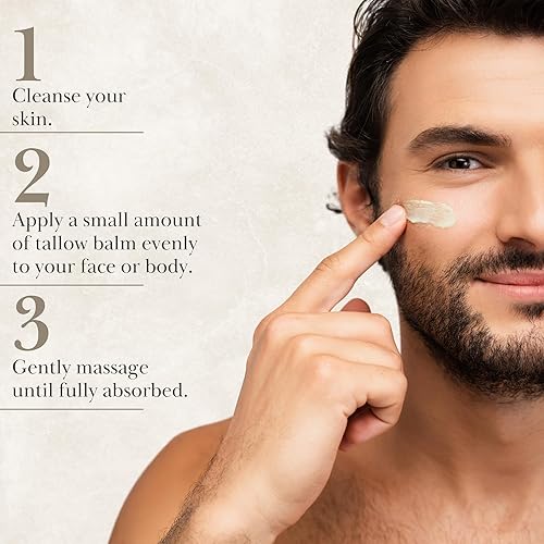 Miniatura 5 de FARM TO TALLOW Bálsamo de sebo batido para cara, piel y cuerpo, suave e hidratante, 4 onzas, vainilla de menta, hidratante de sarga de ternera,