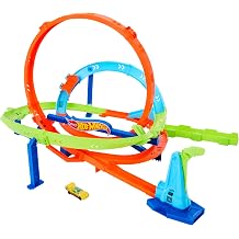 Hot Wheels Action Loop Cyclone Challenge Trackset and Toy Car