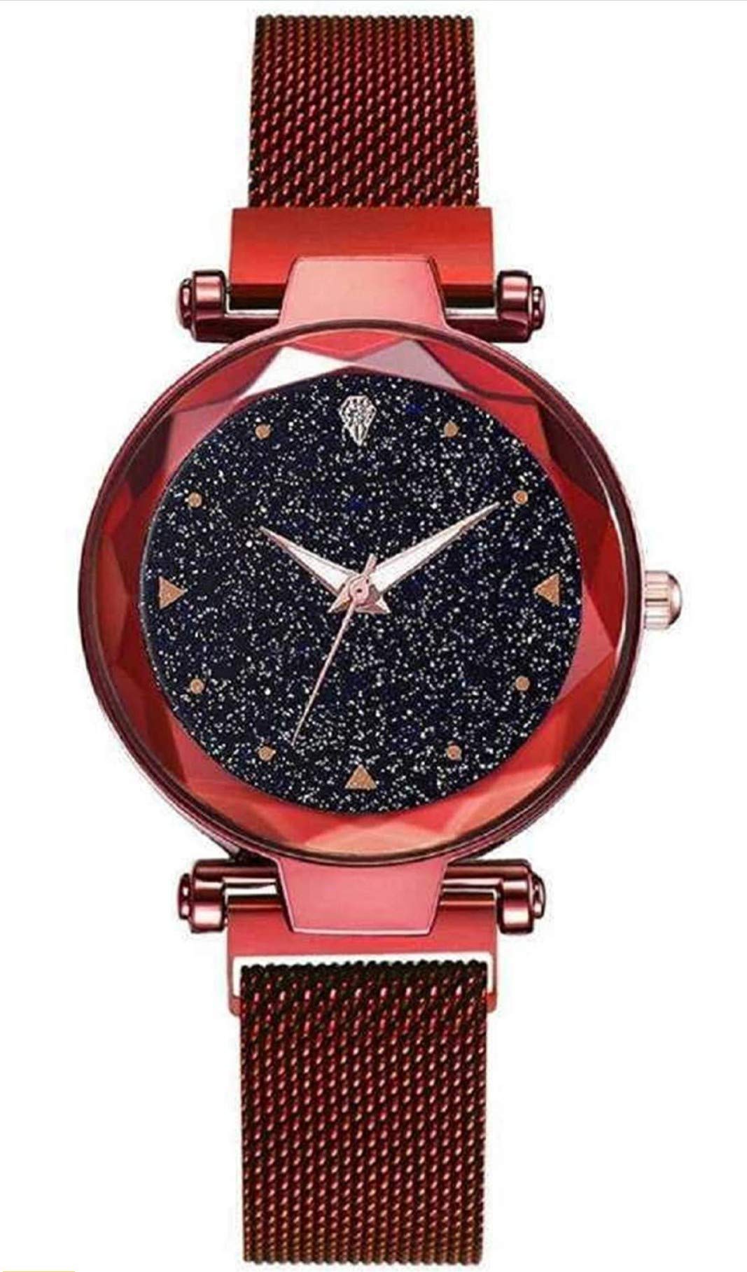 TONSY Womens & Girls Watch (Pink Red Colored Magnet Strap) (B07V394DCP) Amazon Price History, Amazon Price Tracker