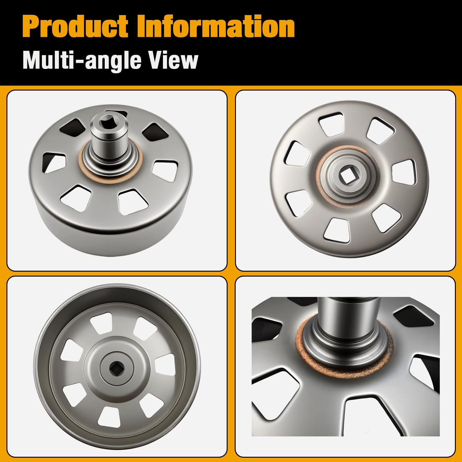 Clutch Drum Replace 4147-160-2903 Compatible with Stihl FS240 FS240C FS240R FS240RC FS260 FS260C FS260R FS260RC FS460C FS460RC Brushcutter & Trimmer