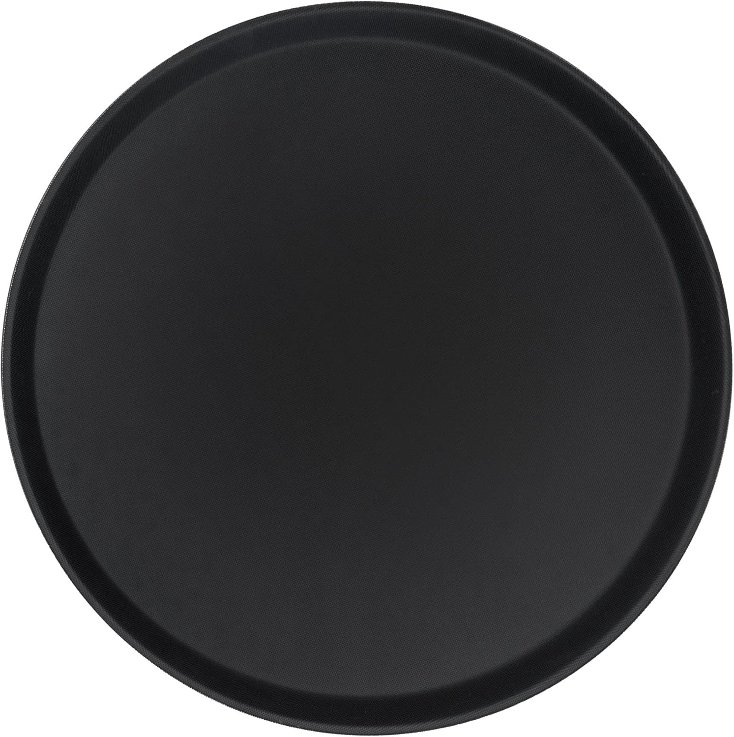 Argon Tableware Black Round Tray - 45cm - Reusable Rubberized Surface ...