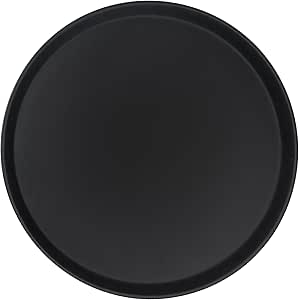 Argon Tableware Black Round Tray - 45cm - Pack of 1 - Reusable ...