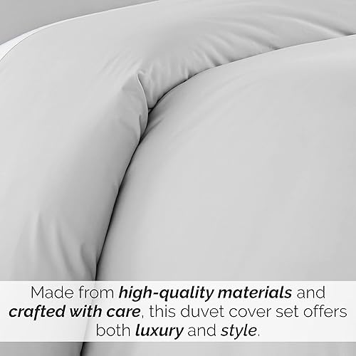 Miniatura 38 de Southshore Fine Living, Inc. Premium Collection - Juego de funda de edredón tamaño King extragrande, funda de edredón suave con cremallera, 3 Azul