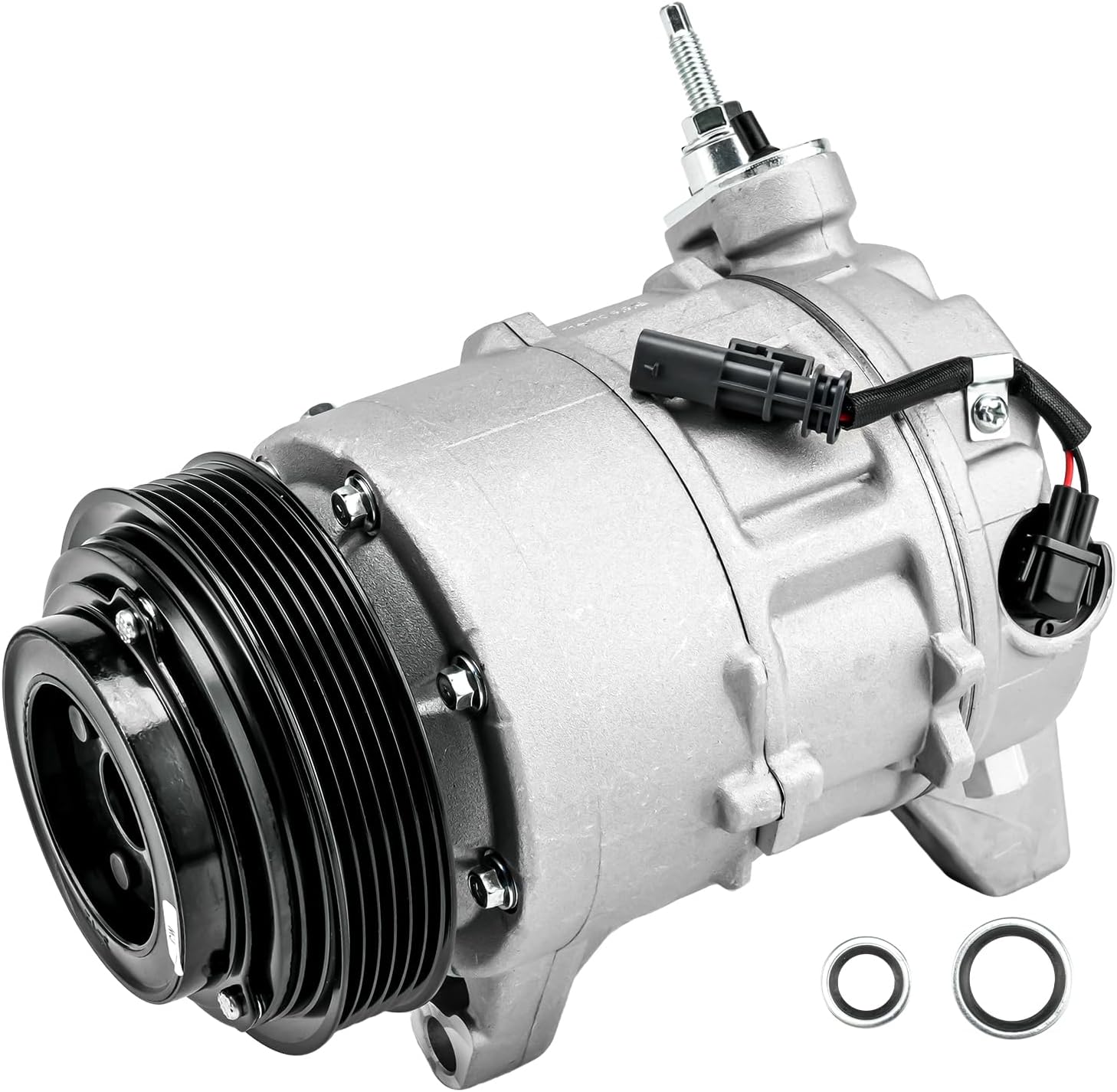 PHILTOP 198352 Air Conditioner AC Compressor with Clutch for 2012-2014 Chevy Impala, 2012 Terrain 3.0L,2013-2016 Terrain 3.6L,2012 Equinox 3.0L,2013-2016 Equinox 3.6L,2014-2016 Impala Limited