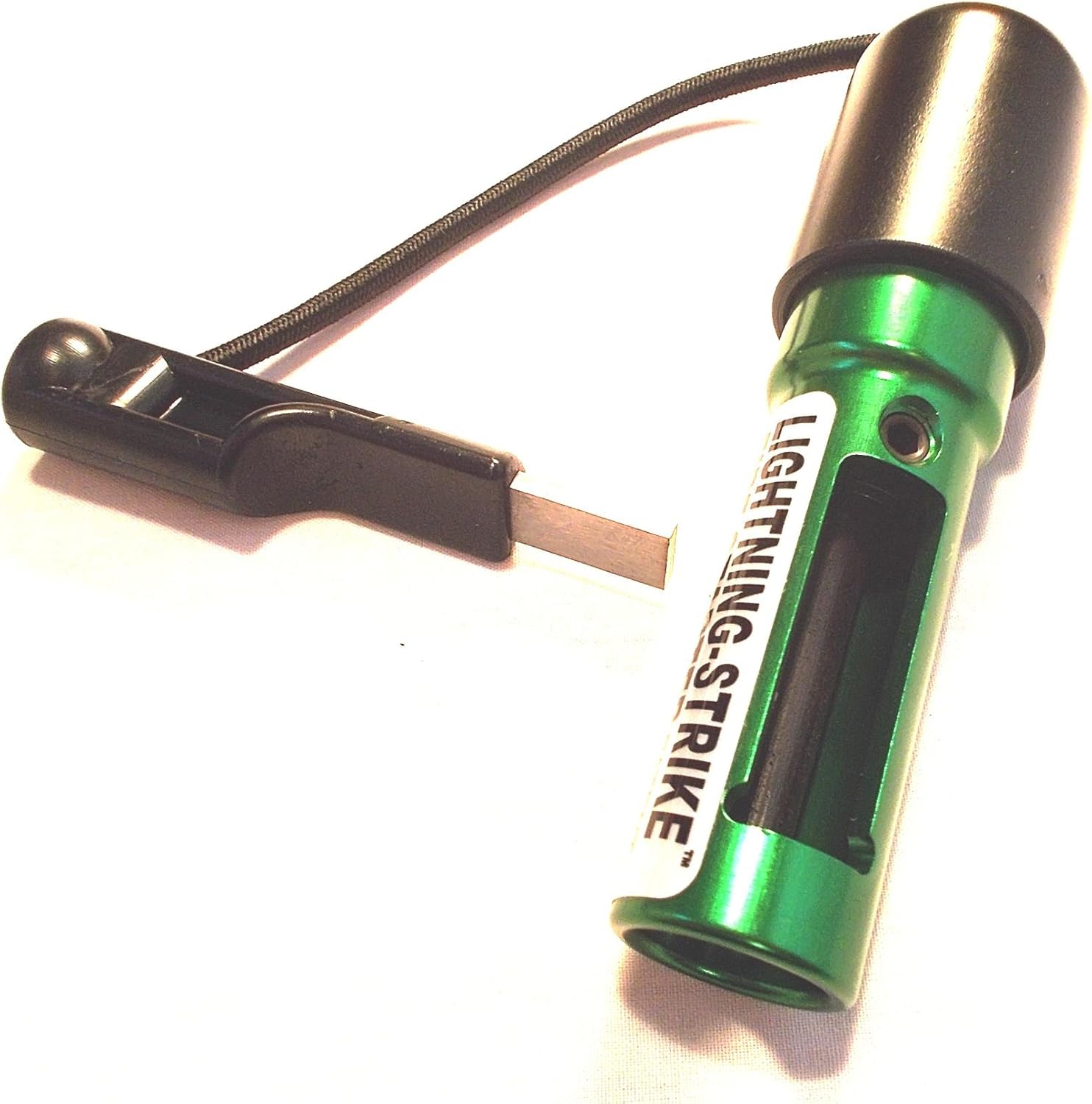Lightning Strike Darrell Holland's Green Mini Fire Starter Survival Kit.