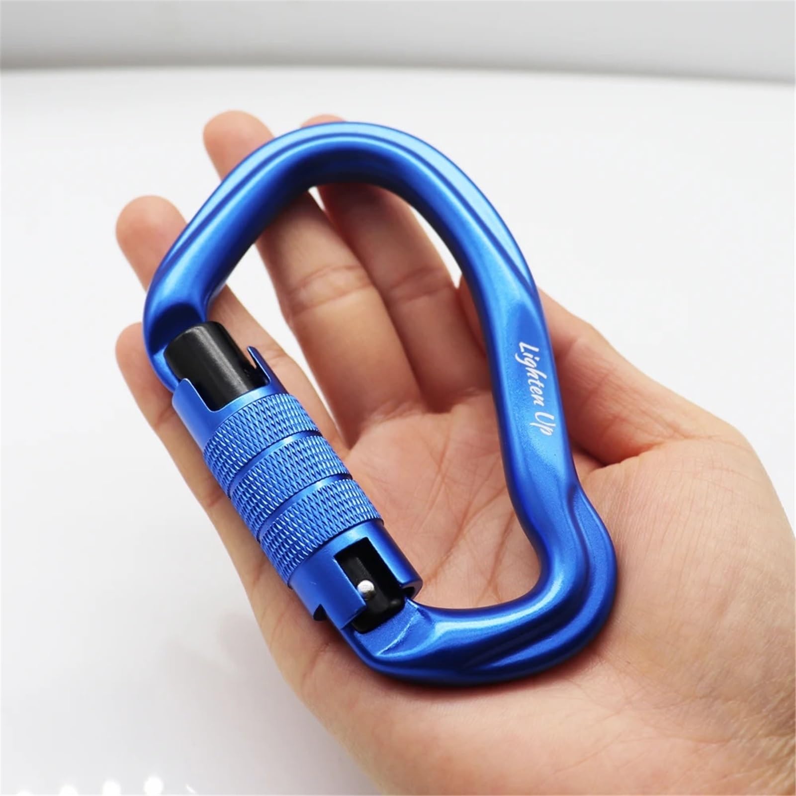 4Pcs 23KN Auto Locking Gate Carabiner Heavy Duty D Shape Buckle Pack D-ring Carabiner Climbing Rappelling Hammock Locking Clip