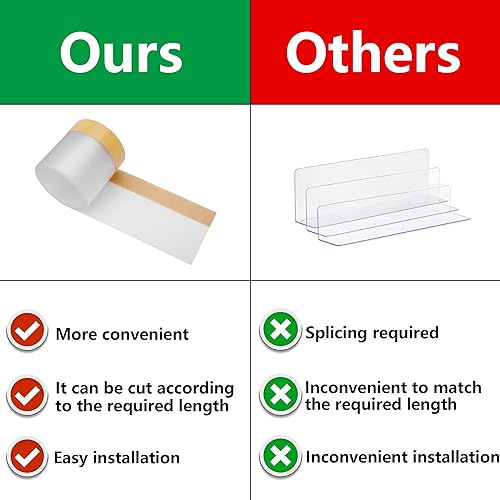 Miniatura 4 de Bloqueador de juguetes, PVC debajo del sofá, bloqueador de juguetes cortable debajo del sofá, bloqueador de juguetes autoadhesivo para evitar que