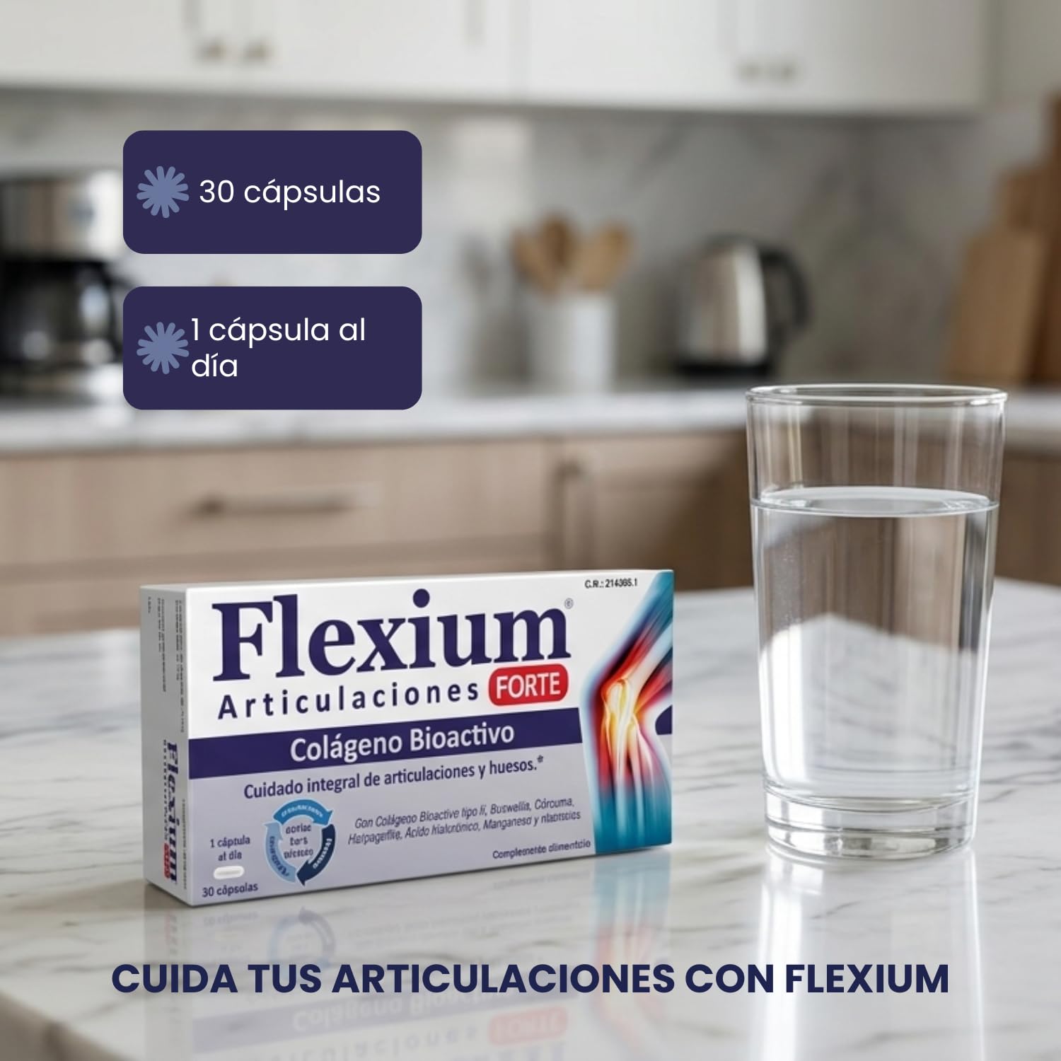 Articulaciones Forte 30 Cápsulas - Pack de 2 Unidades - Cuidado de Articulaciones y Huesos - con Colágeno Hidrolizado Tipo II, Ácido Hialurónico, Cúrcuma, Boswellia y Vitaminas