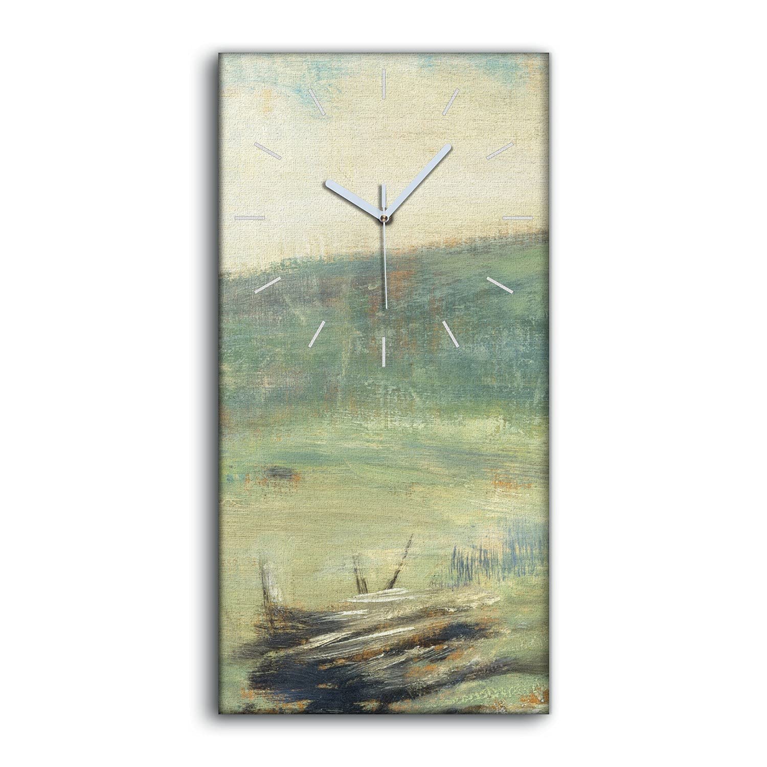 Horloge Murale Salon et Chambre - Image Art Moderne Paysage Saint Ouen