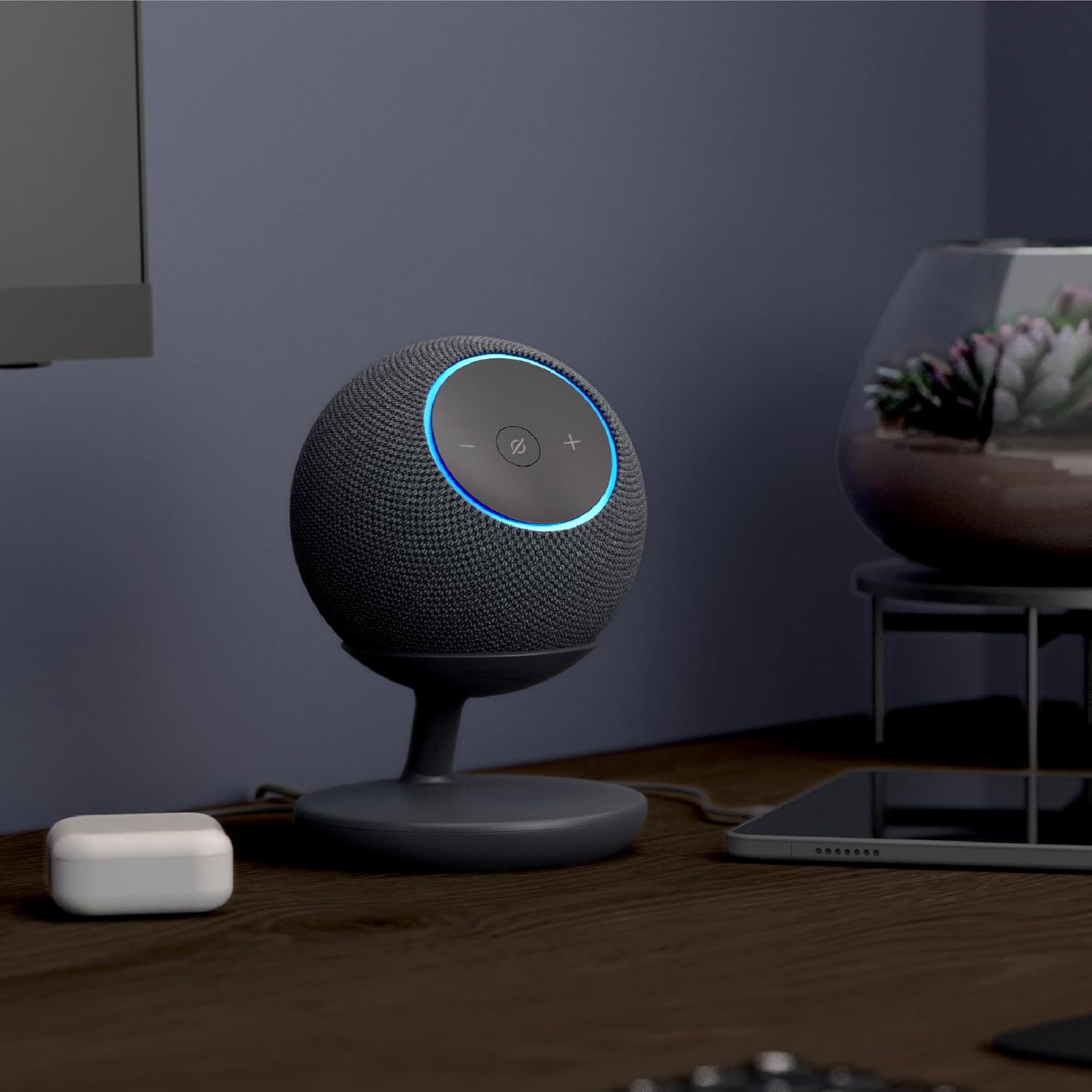 All-New, Made for Amazon Stand with USB-C charging ports for Echo Dot Max