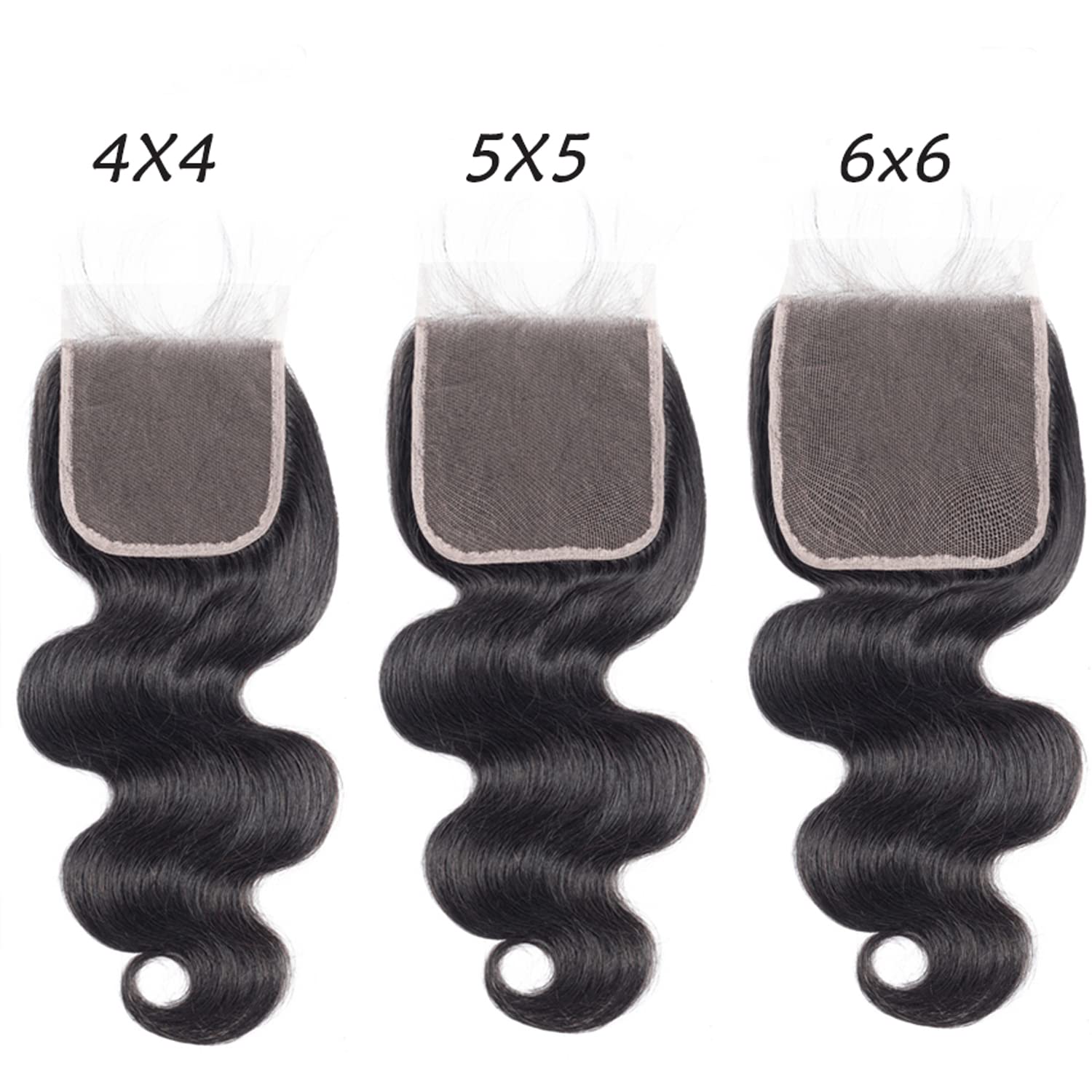 6x6 Hd Lace Closure Body Wave Human Hair Bleached Knots 6 6 Lace Closure Unprocessed Virgin Hair 150 Density 6x6 Closure Only Swiss Lace Hand Tied 6 x 6 Closure Pre Plucked with Baby Hair 10a 16 Inch