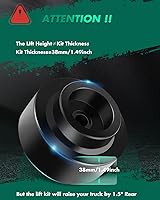 Vista 3 de SCITOO Compatible con: kit de pies 1.5 "Kit de elevación de nivelación trasera para Chevrolet TAHOE para Suburban AVALANCHE 2001-2018