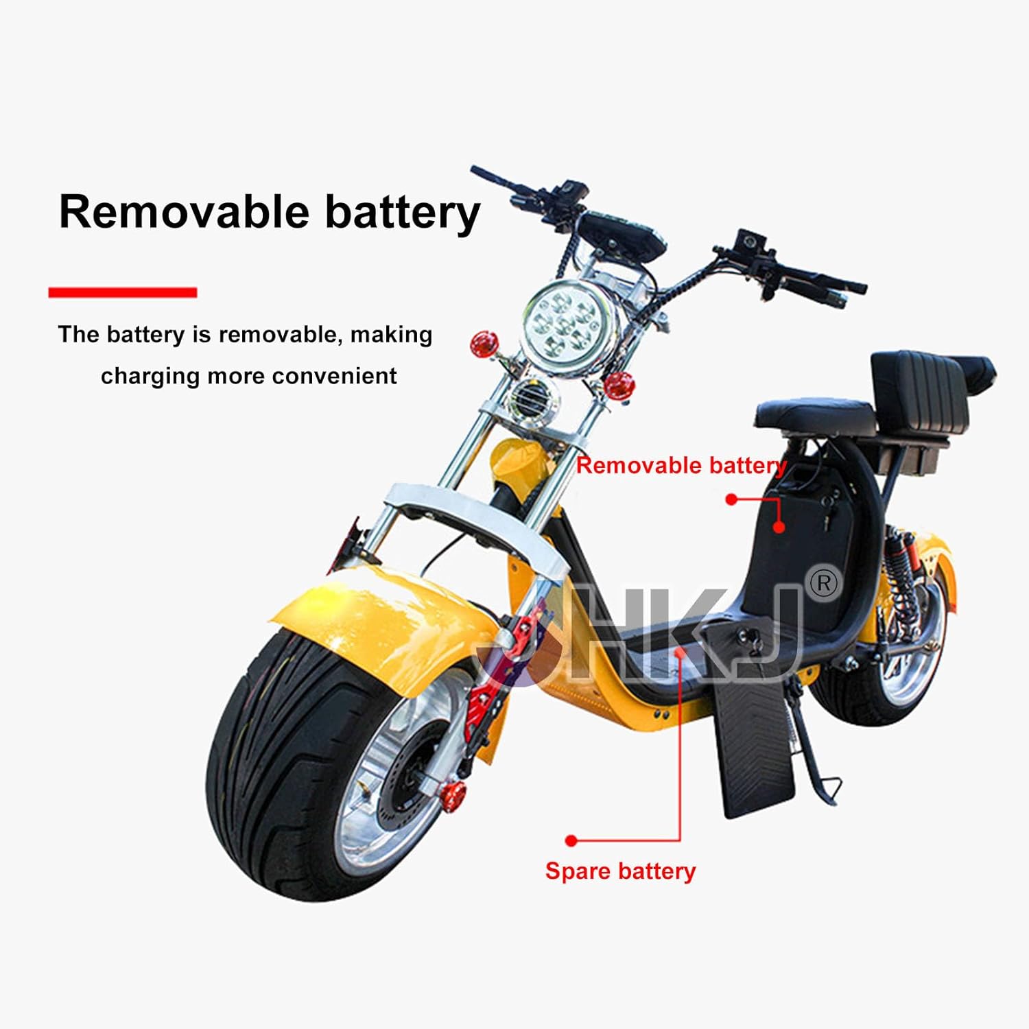 48V Electric Vehicle Lithium Batteries 60V Large Capacity Battery 8Ah 10.4Ah 15.6Ah Removable E-Motorcycle Battery with Charger