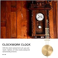 Vista 4 de Yardwe Mecanismo de movimiento de reloj de péndulo de repuesto de piezas de repuesto, kit de reloj de piezas de reloj para reparación de reloj
