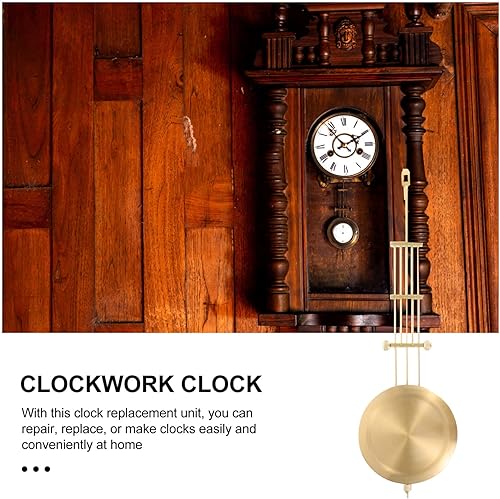 Miniatura 4 de Yardwe Mecanismo de movimiento de reloj de péndulo de repuesto de piezas de repuesto, kit de reloj de piezas de reloj para reparación de reloj de