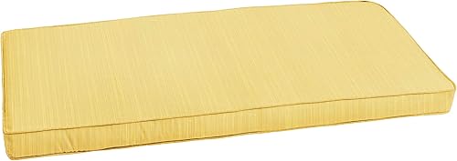 Miniatura 8 de Mozaic - Cojín para banco de interiores y exteriores, color azul. Azul mezclilla,Lienzo antiguo Beige,Lienzo Bay Marrón,Capri de lona.,Lona de