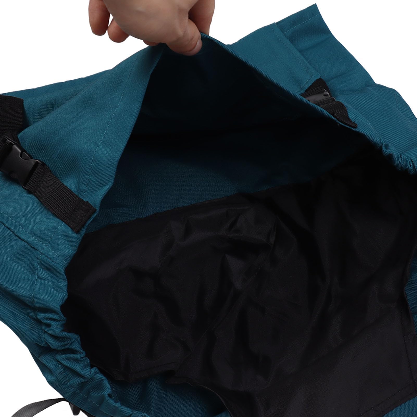 Walfront Bolsa de Recolección de Frutas, Tela Oxford, Cómoda Bolsa de Cosecha con Liberación Rápida, Bolsillo de 23 Pulgadas para Jardineros y Agricultores (Verde azulado)