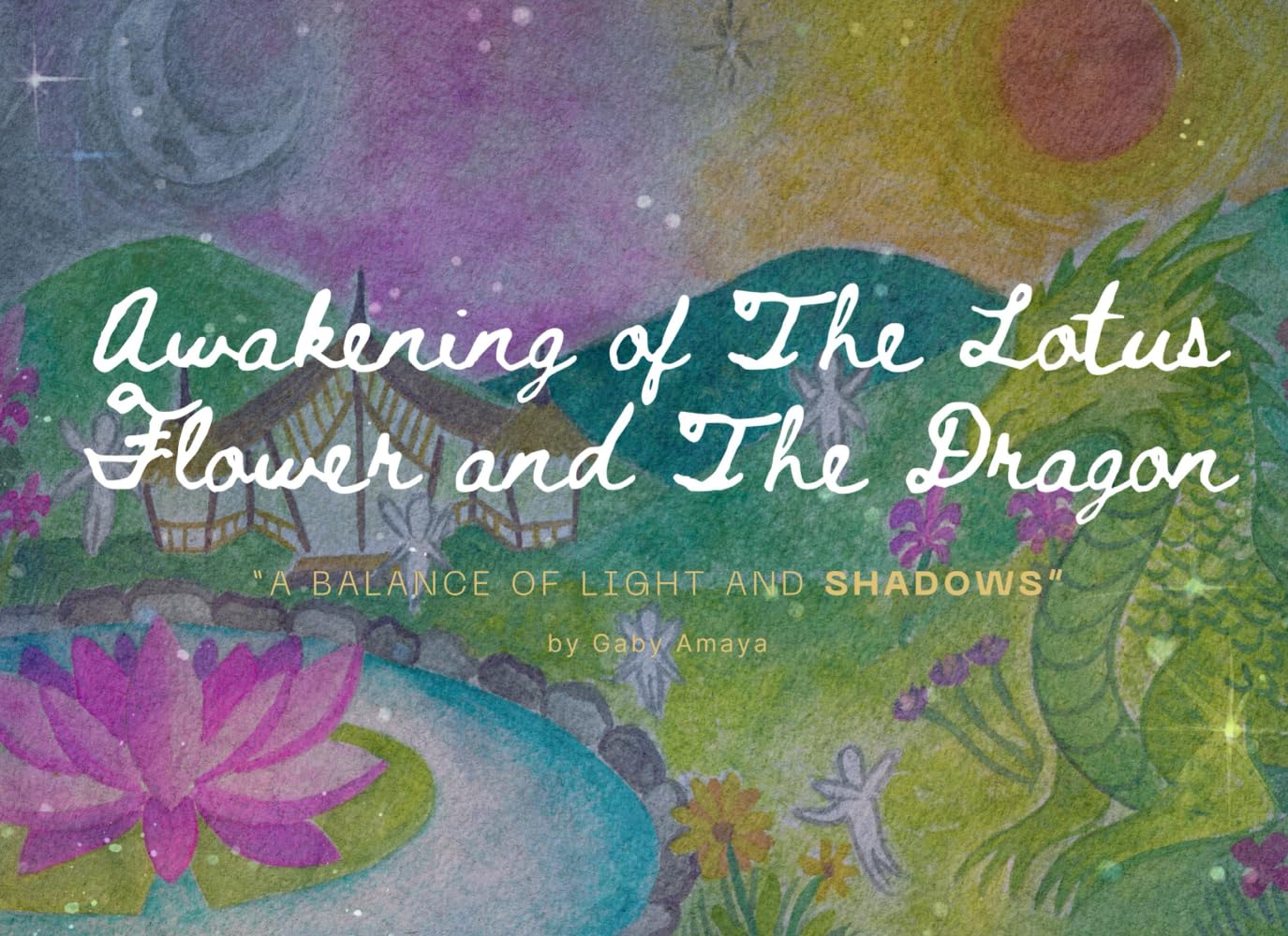 Awakening of the Lotus Flower and the Dragon: A Balance of Light and Shadows
