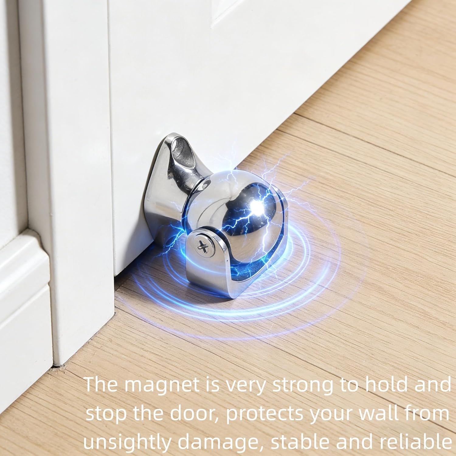 Yctze Magnetic Door Stopper Marine Door Stopper 316 Stainless Steel Door Stopper Magnet Door Holder Catch Yacht Accessories for Boat Motorhome