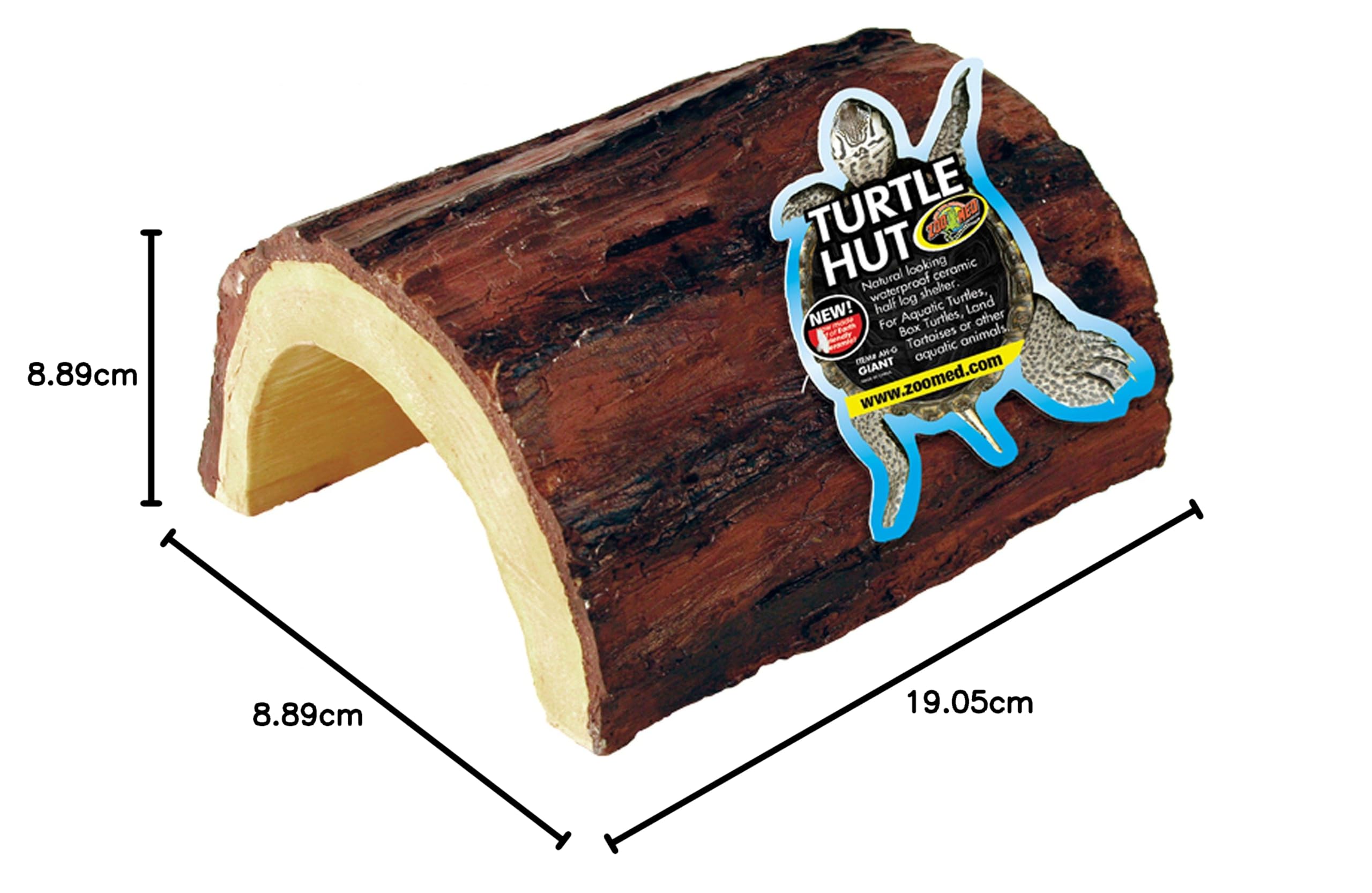 Zoo Med AH-L tortuga Hut, XL 20.5 x 19.5 x 9.5 cm