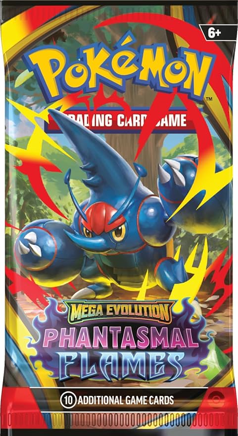 Pokémon TCG: Mega Evolution - Phantasmal Flames Booster Pack miniatura 4