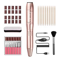 Vista 14 de Máquina de taladro de acrílico eléctrica de uñas de lima de uñas portátil