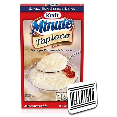Vista 6 de Paquete de tapioca Minute. Incluye una caja de tapioca Kraft Minute de 8 onzas. La tapioca Kraft Minute es una tapioca de cocción rápida perfecta