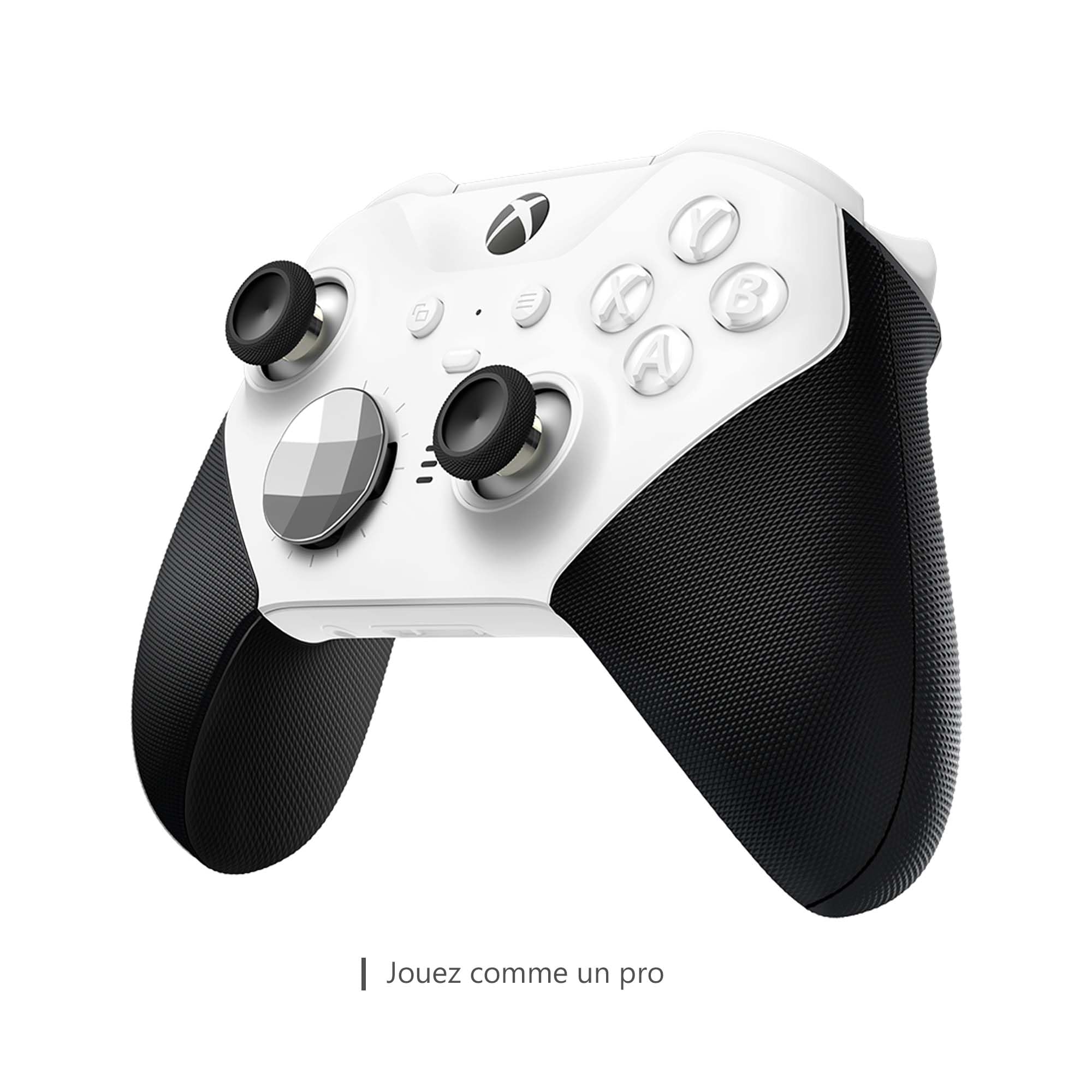 Xbox Manette sans Fil - Elite Series 2 – Core (Blanc) Series X, Series S, One, Windows 10 & 11, Android et iOS