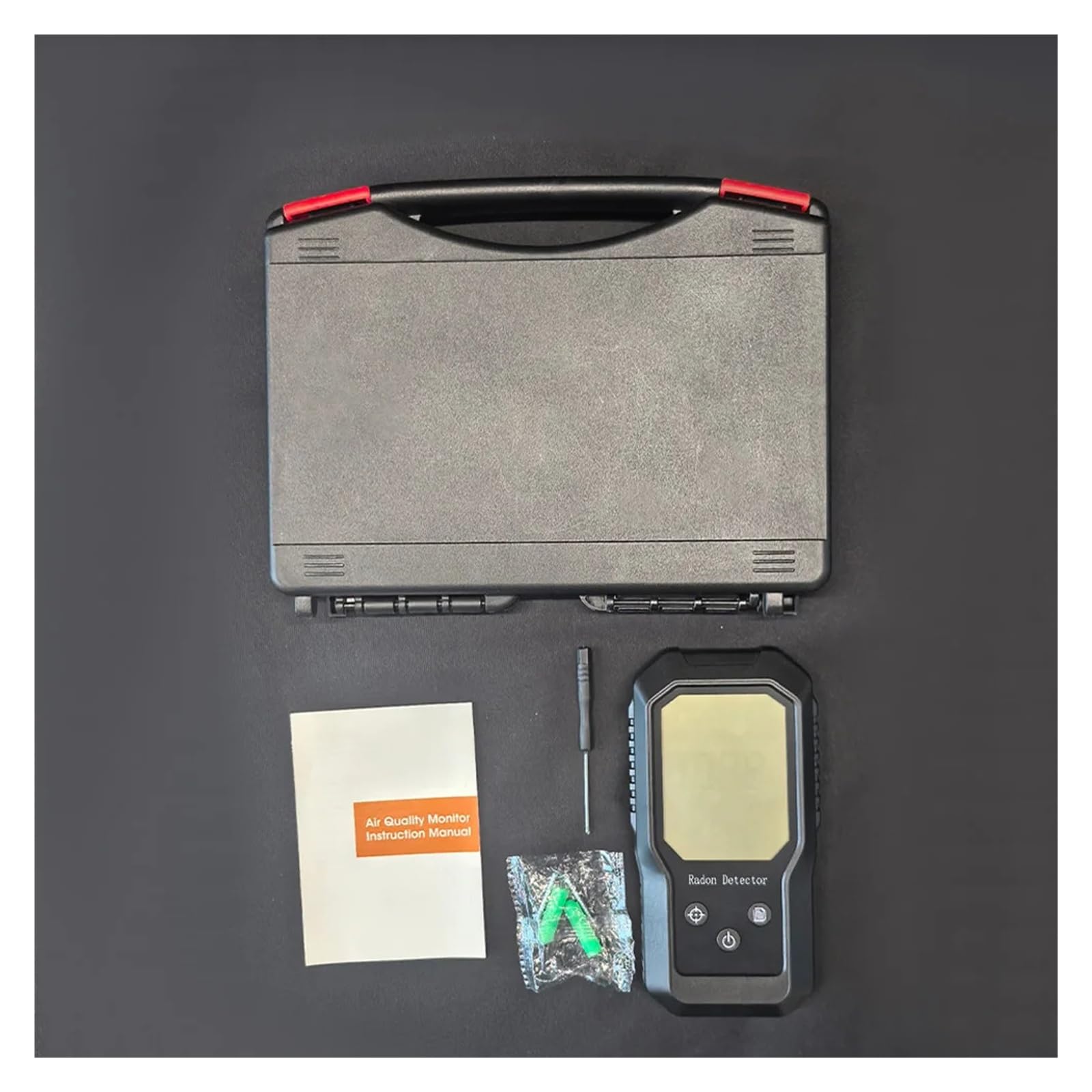 Rilevatore di gas radon portatile con misuratore di gas radon digitale intelligente for interni ad alta sensibilità con intervallo 0-270 pCi/L Monitoraggio veloce
