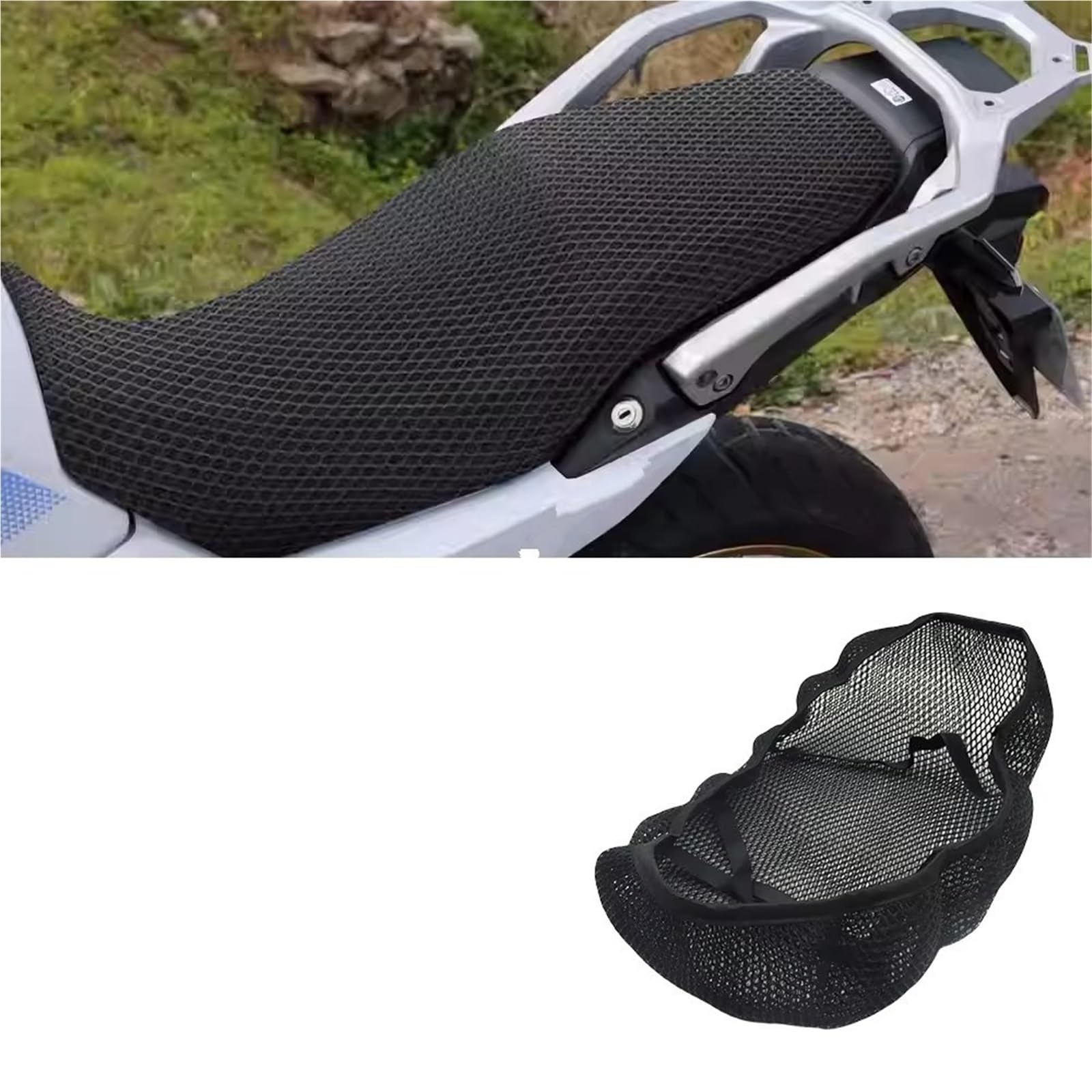 Moto Copri Sedili Per XL750 XL 750 Per Transalp 2023-2025 Coprisedile per moto Tessuto a rete Traspirante Proteggi cuscino