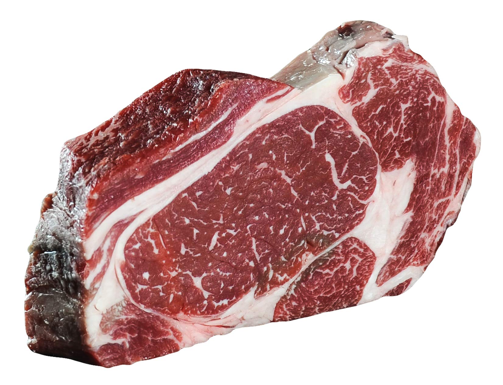 Dry-Aged Ribeye/Entrecôte-Steak Black-Label 400g von DER LUDWIG, Rindfleisch von der Simmentaler Färse, vakuumverpackt, ausgeprägte Marmorierung, perfekt zum Grillen oder Braten