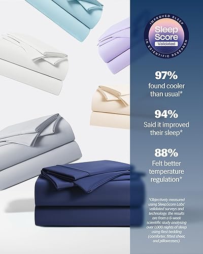 Miniatura 146 de REST® Evercool®+ - Juego de sábanas de iniciación, color marfil Cali King, sábanas transpirables para personas que duermen con calor y sudores