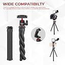 Syvo S-11 Flexible Gorilla Tripod Stand for Phone & Camera with Phone Holder, Cold Shoe Mount & 1/4 Screw | Mobile Tripod, Selfie Stick Tripod, Vlogging Tripod Stand for Phone gallery image