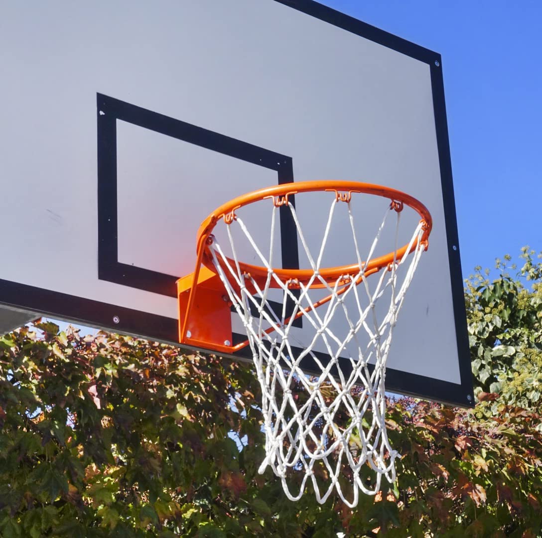 Canestro Professionale da Basket Rinforzato (7.5kg) in Acciaio Verniciato, 45 cm di diametro, 100% Made In Italy