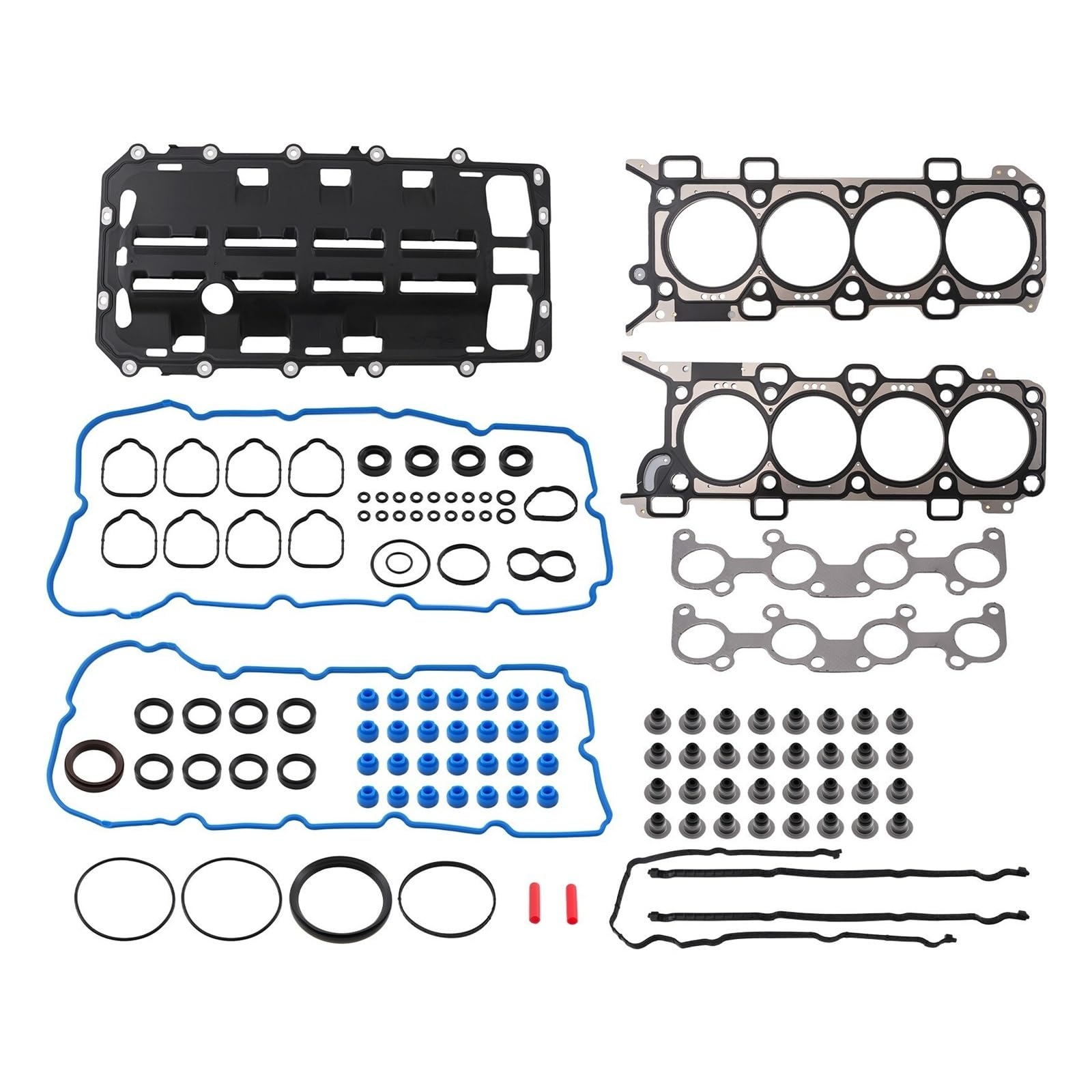 Il Set Di Guarnizioni Revisione for La Ricostruzione Del Motore Automobilistico È Adatto for 5.0L V8 2011-2014 HS26550PT Con Della Testata MLS E Kit Completo Paraolio