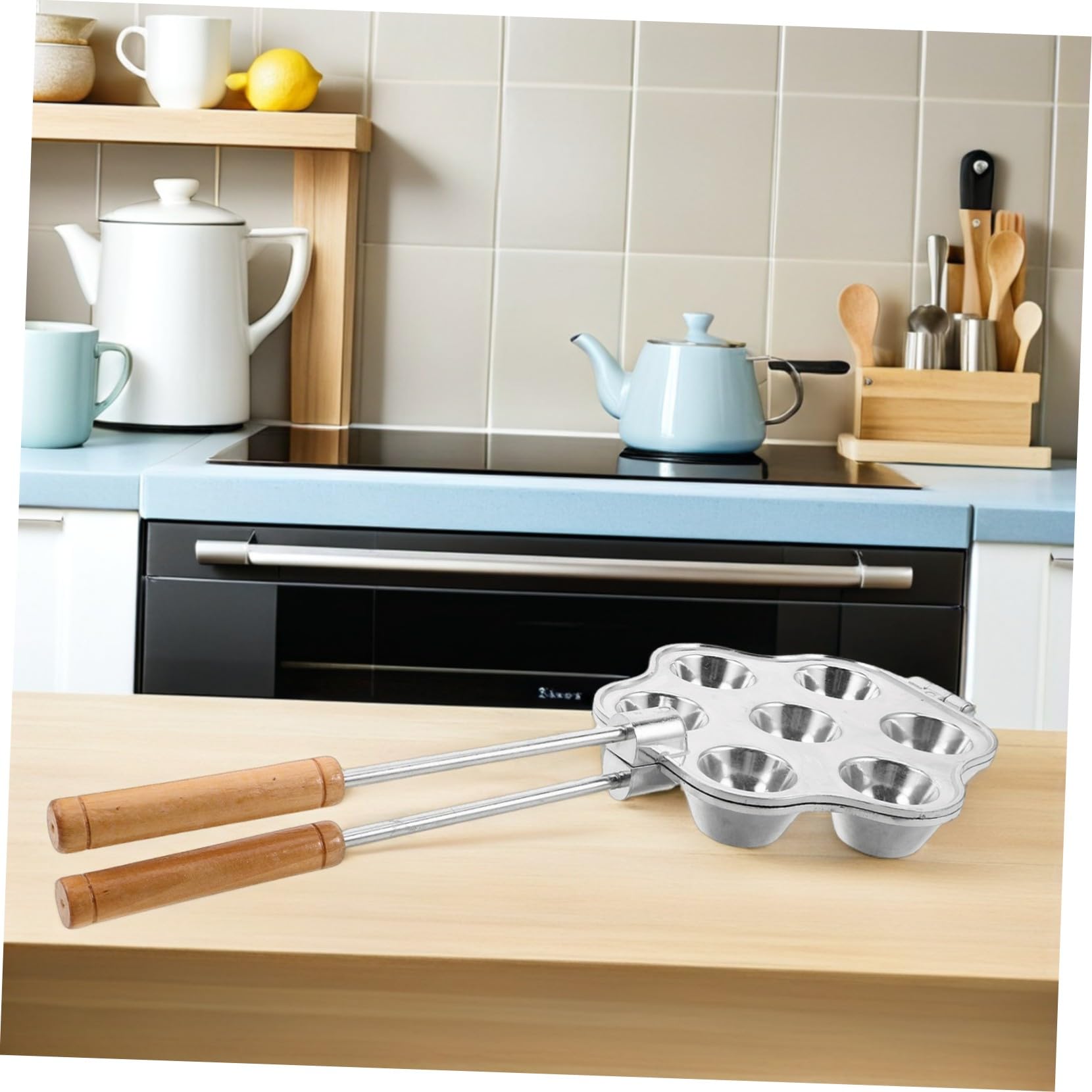 ABOOFAN Molde Para Hornear De Huevo Moldes Para Tarta De Huevo Silver