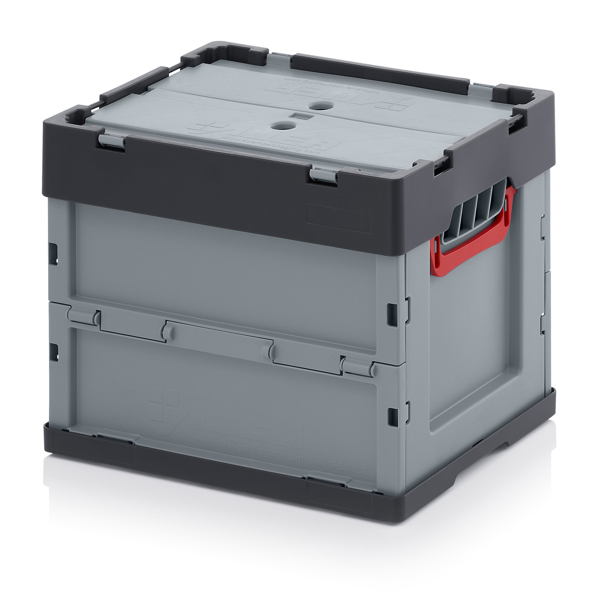 6x Profi Faltbox 40 x 30 x 32 mit Deckel inkl. Zollstock * 6er Set