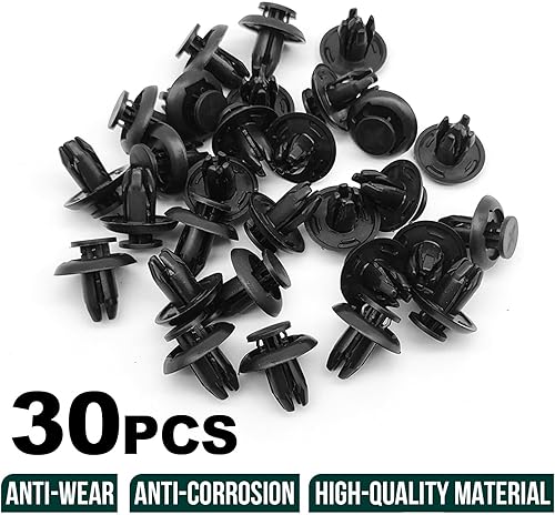 Miniatura 6 de 30 piezas de cubierta de parachoques del motor Fender Splash Shield Clip de retención tipo empuje compatible con Mazda 3 5 6 CX-3 CX-5 CX-9 MX-5