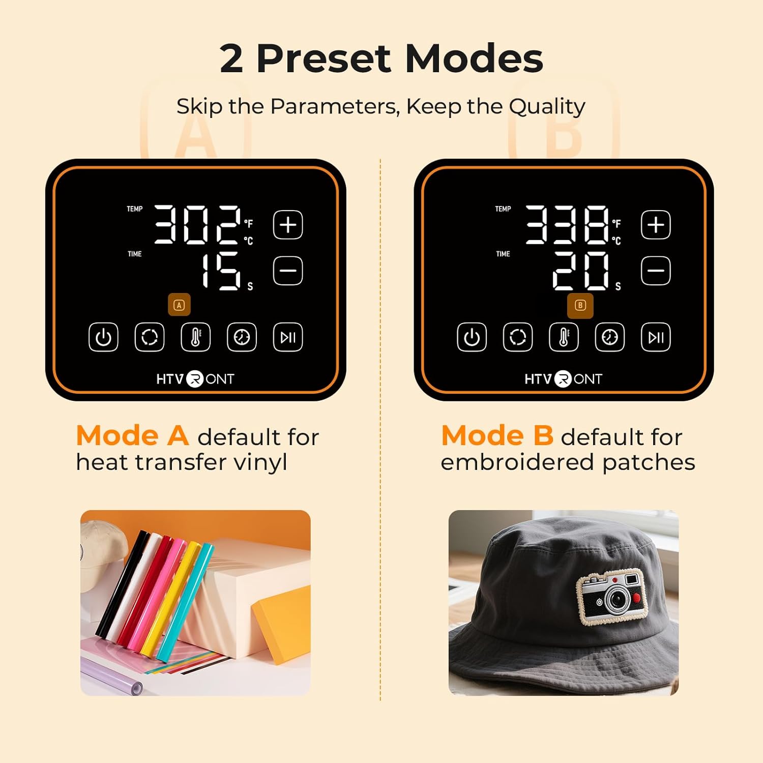 HTVRONT Auto Hat Press Machine - Hat Heat Press Machine with Precise Temp&Timer Control, Hat Heat Press Machine for Caps with 2 Platens, Compatible with DTF Film, Embroidery, Sublimation (Purple)