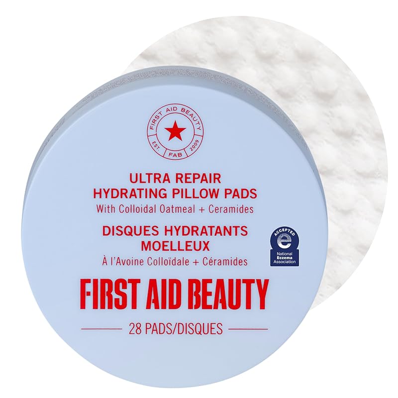 First Aid Beauty Discos de Algodão Umedecidos para Cuidados da Pele, 28 unidades