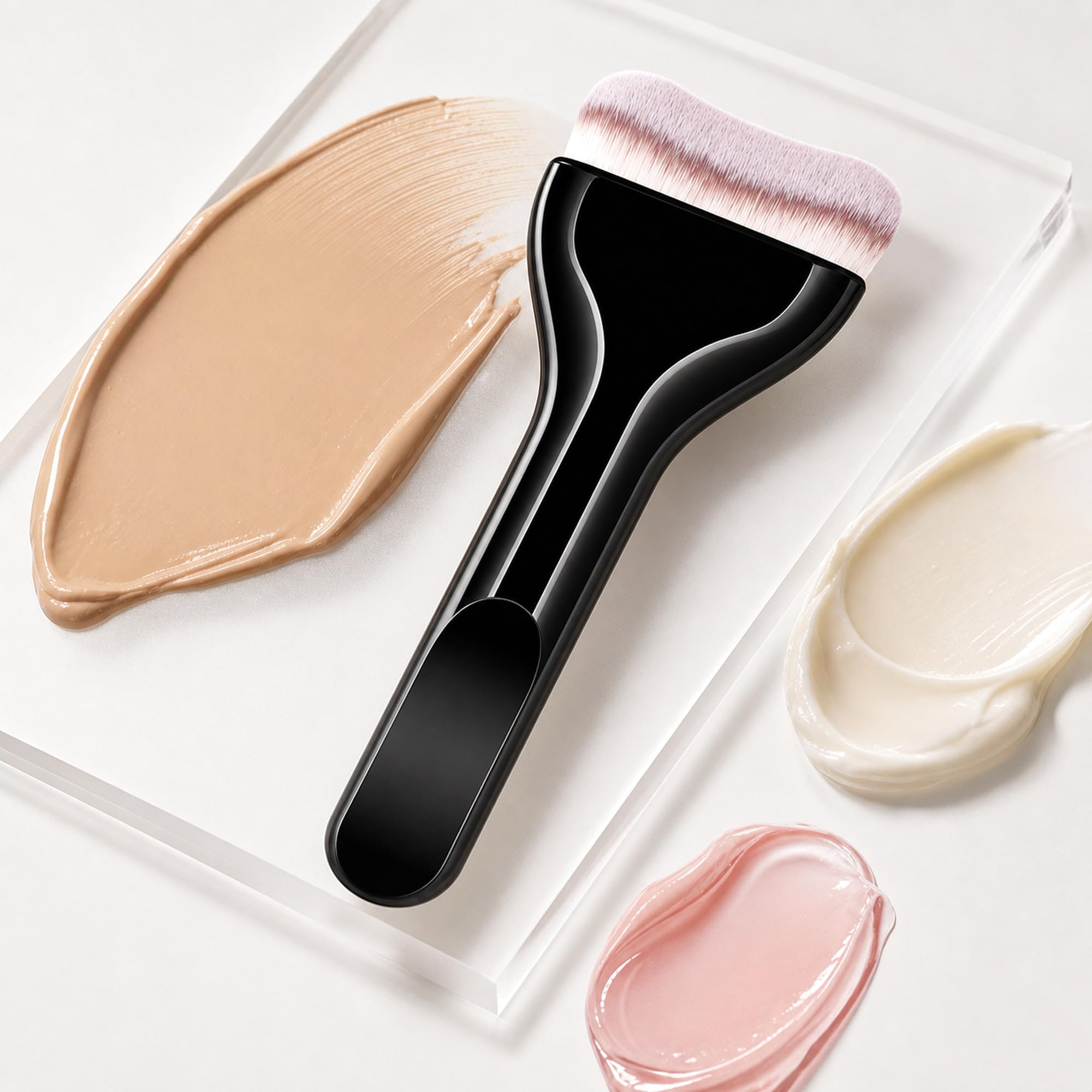 Brocha Facial Negra con Cerdas Suaves para Bases y Mascarillas Spa - imagen 5