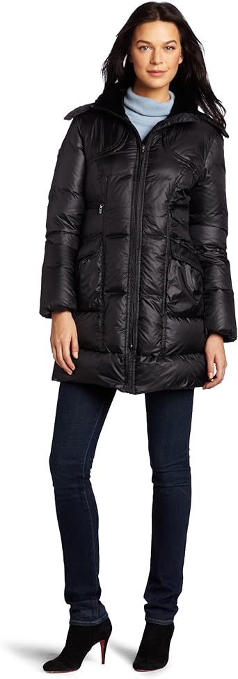 cole haan packable down coat
